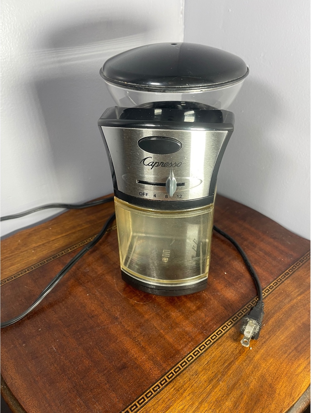 Capresso Electric Coffee Grinder with Adjustable Grind Settings